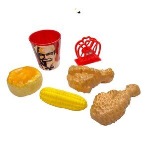 Vintage KFC Picnic Play Food 2005 Fired Chicken/ Corn On The Cob